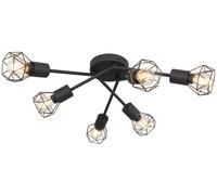 Globo Lighting Xara I lampada da soffitto 6x40 W nero 54802S-6