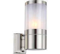 Globo Lighting Xeloo lampada da parete per esterni 1x60 W acciaio-opale 32014