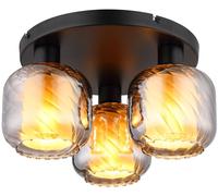 Globo Lighting Xia lampada da soffitto 3x60 W nero 15754-3D