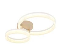 Globo Lighting Zara lampada da soffitto 2x24 W bianco-sabbia 48046D2