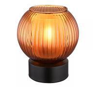 Globo Lighting Zumba lampada da tavolo 1x25 W nero-marrone 15638TB