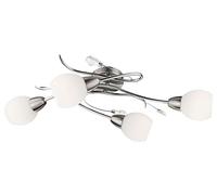 GLOBO Lilly Plafoniera 40 W, Nichel opaco