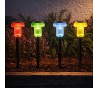 Lampada Solare Decorazione Giardino Lampada per Esterni Colorato Chiodi Biglight [EEK: Inaditato]