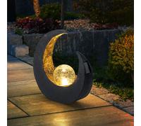 Globo Luce Solare LED Da Esterno Mondsichel LED IP44 Marrone 1 Luce