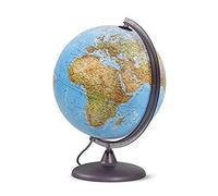 Globo Luminoso per Studenti, Diametro 30cm, cartografia a Doppia Effetto, Fisica e Politica - in Italiano