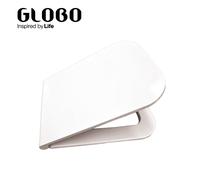 Globo, mod. Stone, sedile con chiusura rallentata 46x36cm, bianco lucido