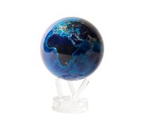 Globo MOVA Serie Spazio Esterno Erde bei Nacht 4.5" con Base, Globo Rotante Alimentato a Energia Solare e Decorazione per Casa o Scrivania per Uomini, Donne, Bambini