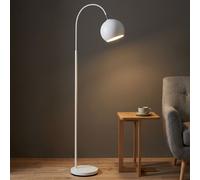 Globo Piantana Bogenlampada Moderna Regolabile 1 Fiamma Bianco E27 H 150 cm [EEK: Non valutato]