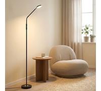Globo Piantana LED Camera Da Letto Con Touch Dimmer CCT H 173 cm Nero