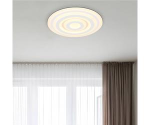 Globo Plafoniera Alois LED, bianca, Ø 49 cm, metallo/acrilico Globo