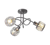 Cristallo Soffitto Luce Rondella Faretto Ospiti Camera Cromo Vetro Lampada Terra [EEK: Non valutato]