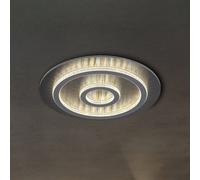 Globo Plafoniera LED Jayden, nero/antracite, CCT, dimmerabile Globo