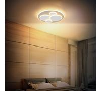 Globo Plafoniera LED Monty, Ø 49 cm, bianco/sabbia, metallo/plastica Globo