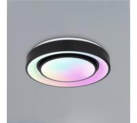 Globo Plafoniera LED Sully RGBW telecomando nero Globo