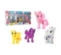 Globo Playset 4 Pony Amici Magici con spazzolina W’TOY 42398