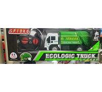 Globo-R/C Camion Spazzatura Scala 1:24 C/Luci 27Mh, Multicolore, 8.01497E+12