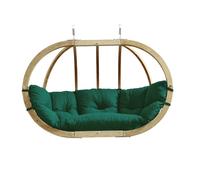 Globo Royal Chair verde resistente alle intemperie - sedia doppia sospesa verde