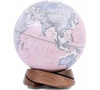 Globo, Simpatico ed elegante creativo decorativo premium con base in noce nera, diametro 10 pollici, marcatura di testo trasparente(World Globe B)