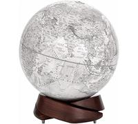 Globo, Simpatico ed elegante creativo decorativo premium con base in noce nera, diametro 10 pollici, marcatura di testo trasparente(World Globe E)