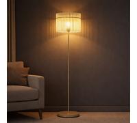 Globo Standlampe Stehleuchte Da Comodino In Vetro 1-Luce E27 152 cm Sabbia [EEK: Non valutato]