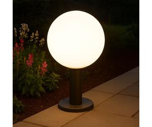 Globo Standleuchte Außenleuchte Wegeleuchte Kugel Vetro 1x E27 Alluminio D 25 cm [EEK: Non valutato]