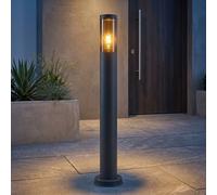 Globo Stehlampe Da Esterno IP44, Sockelleuchte E27, 80 cm, Antracite [EEK: Non valutato]