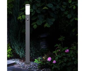 Globo Stehlampe Standleuchte LED 1 Luce IP44 Antirazit Garten Hof 110 cm E27