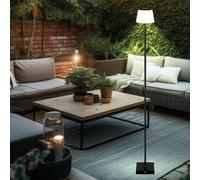 Globo Stehleuchte Da Esterno LED Touchdimmer Nera IP44 1 Luce 14x14x120 cm