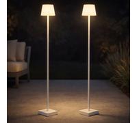 Globo Standlampe Stehleuchte Da Esterno LED USB Touch Dimmer 120 cm 2er Set