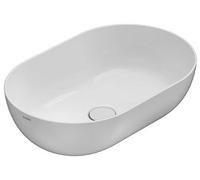 Globo T-Egde lavabo 54x36 cm ovale da appoggio bianco B6O54BO