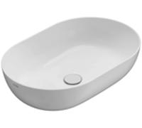 Globo T-Egde lavabo 60x41 cm ovale da appoggio bianco B6O60.BI