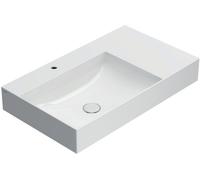 Globo T-Egde lavabo 80x47 cm rettangolare a parete-da appoggio bianco B6R80SBI