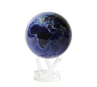 Globo - Terra di notte Globo rotante alimentato dalla luce, immagini satellitari delle luci della città Decorazione moderna for scrivania(6")