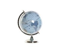 Mappamondo DKD Home Decor Azzurro Argentato PVC Alluminio 33 x 33 x 44 cm