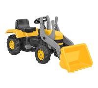 Dolu 41314 - Trattore a pedali per bambini Giallo con escavatore funzionante 113 x 53 x 45 cm- Globo Giocattoli