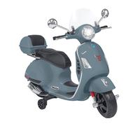 Globo Vespa Elettrica per Bambini GTS Super Sport 12V Con Bauletto Grigio