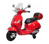 Globo Vespa GTS Elettrica per Bambini 12V Con Bauletto colore Rosso