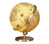 globo vintage, Globo terrestre con rotazione a 720° geografico luminoso da tavolo base in metallo Globi decorativi