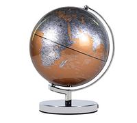 globo vintage, Mappamondo da 25 cm, mappamondo a LED, mappa geografica del mondo con rotazione a 360 gradi, lampada scrivania for la decorazione tavolo