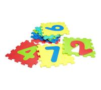 Tappetino Tappeto Puzzle Maxi Numeri Incastro Gioco Bambino 9pz 32x32cm Gomma
