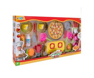 Globo W Toys Chef Italia Playset Accessori Cucina, Pizza e Moka