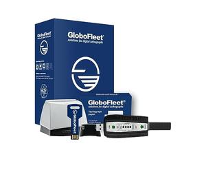 GloboFleet Starter Set Optimal Dk II per Piccole e Medie Imprese per la Lettura, la valutazione l'archiviazione della Scheda Autista. Lettore Chip e Downloadkey II da 8 GB