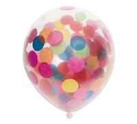 Globos Balloons - Confetti - Bont - 30 cm - Pack of 6