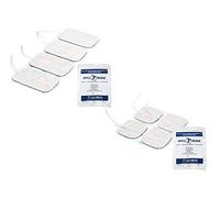 Globus 16 Elettrodi per Elettrostimolatore E Elettrodi Ecg Con Attacco a Spinotto, Premium, Universali, in Microtessuto, Autoadesivi, 2 Conf. 5x5 CM Da 8 Pz + 2 Conf. 5x9 CM Da 8 Pz