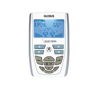 Globus | Duo Tens, Elettrostimolatore a 2 Canali, 20 Programmi per i Trattamento dei più Comuni Sintomi Dolorosi