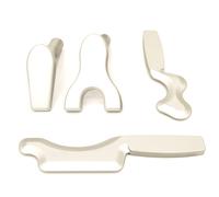 Globus Kit di 4 Elettrodi per Trattamenti Manuali tecarterapia Grigio