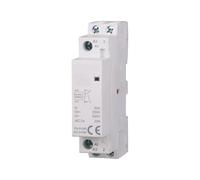 gloca Contattore AC Guida Din 2P 220V 20A - 1 Contatto NO - 1 Contatto NC