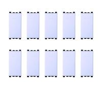 gloca Interruttore Compatibile Arké (Bianco, 10 Pezzi)