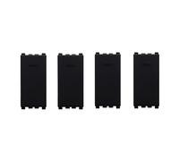 gloca Interruttore Compatibile Arké (Nero, 4 Pezzi)