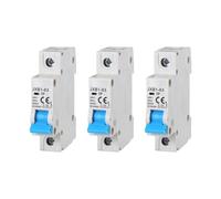 gloca Interruttore Magnetotermico 1P 220V-6KA (16 Ampere, 3)